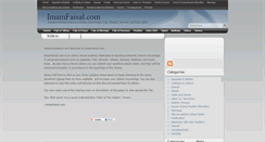 Desktop Screenshot of imamfaisal.com